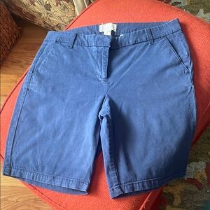 J. Crew Classic Blue Women's Bermudas. Size 6